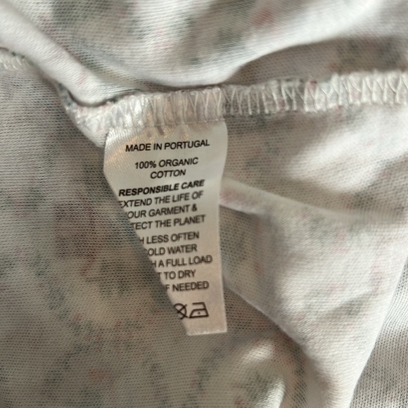 Hill House The Charlotte Sleep Tee Organic Cotton Short Sleeve in Ski Chalet NWT - Picture 5 of 6